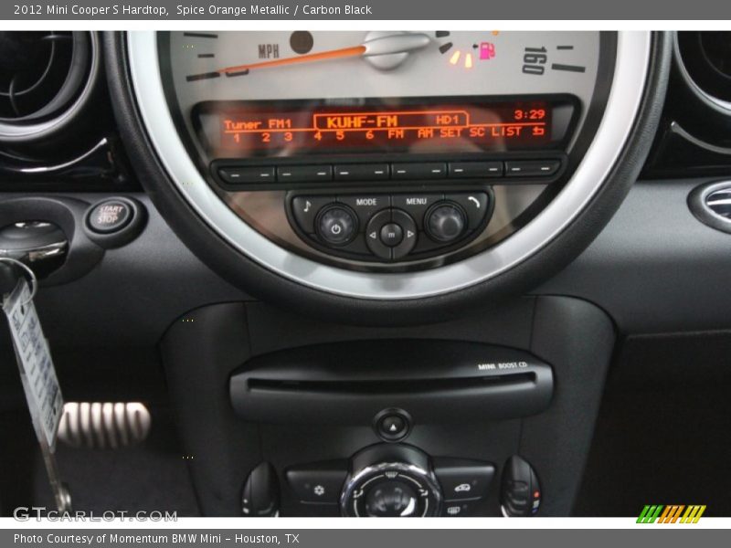 Spice Orange Metallic / Carbon Black 2012 Mini Cooper S Hardtop