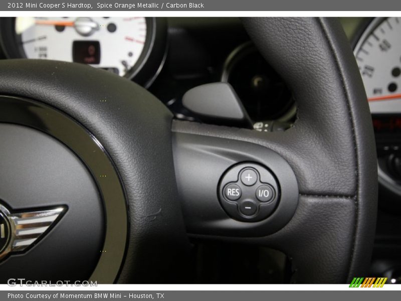 Spice Orange Metallic / Carbon Black 2012 Mini Cooper S Hardtop
