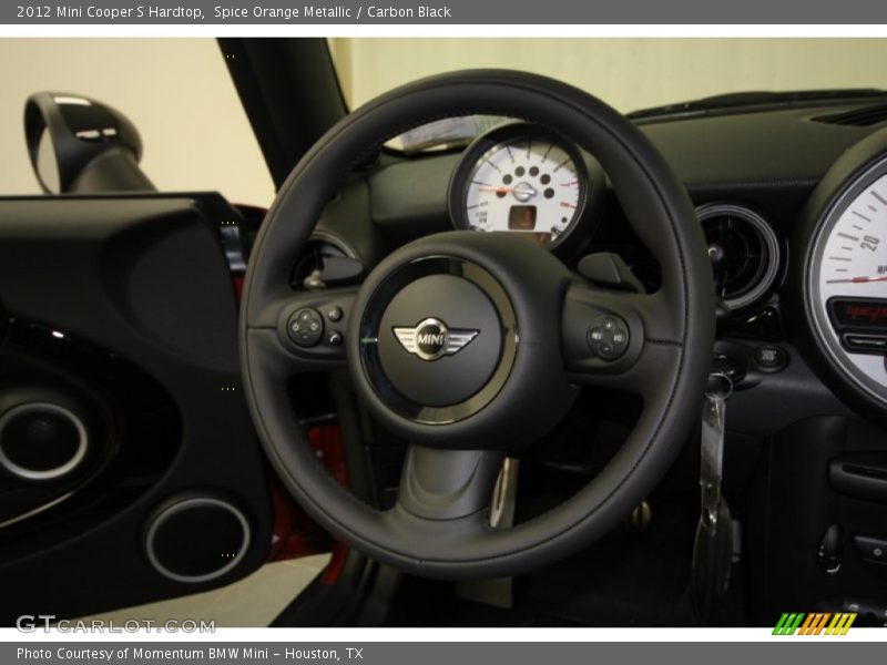 Spice Orange Metallic / Carbon Black 2012 Mini Cooper S Hardtop