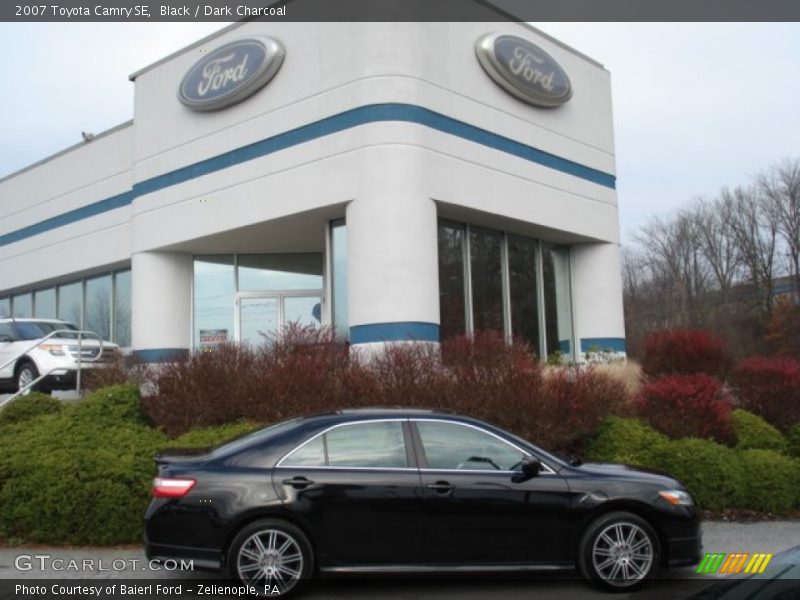 Black / Dark Charcoal 2007 Toyota Camry SE