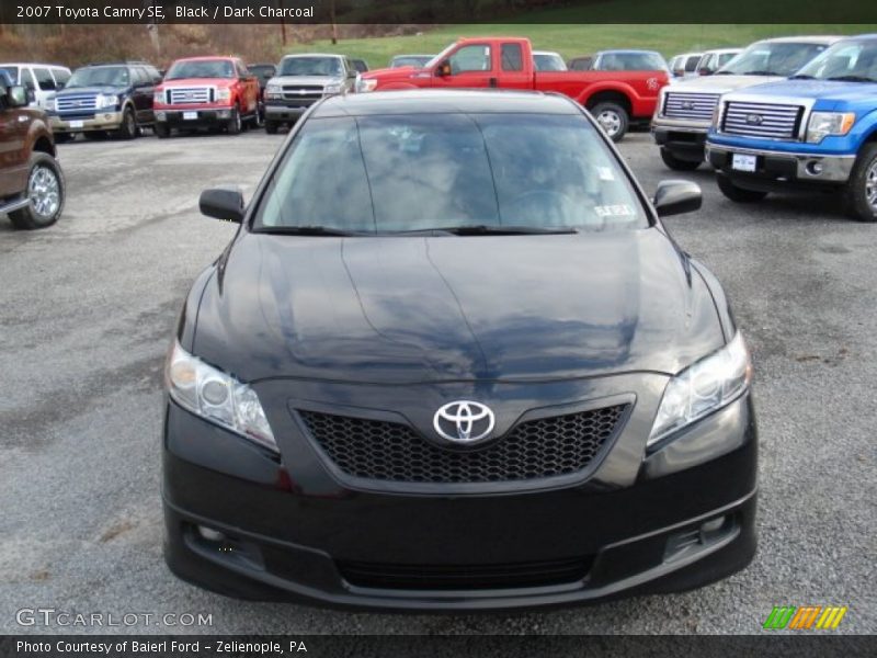 Black / Dark Charcoal 2007 Toyota Camry SE