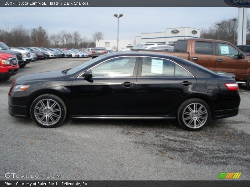 Black / Dark Charcoal 2007 Toyota Camry SE