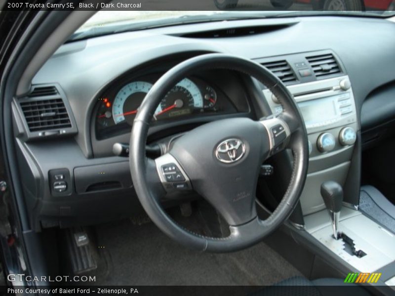 Black / Dark Charcoal 2007 Toyota Camry SE