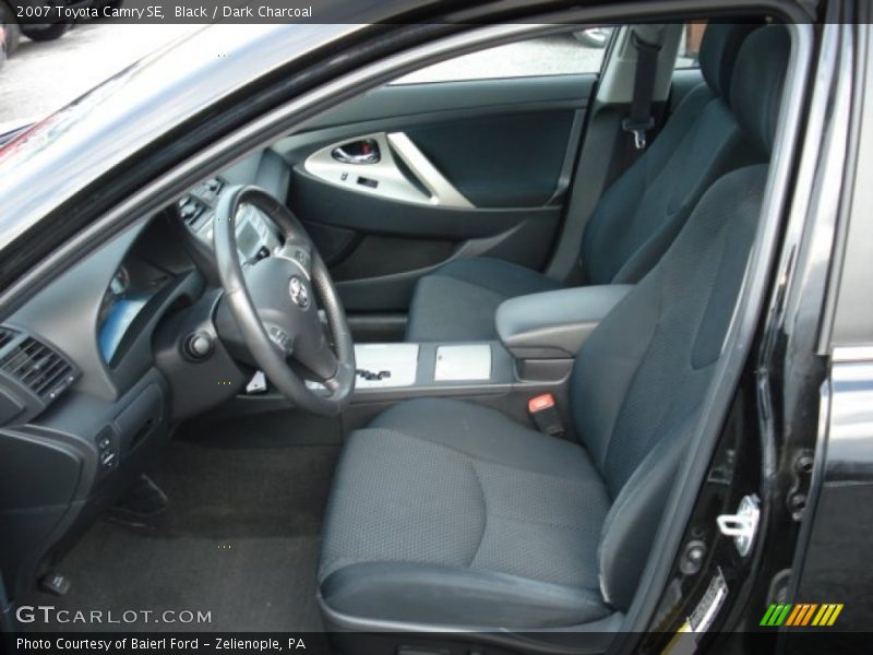 Black / Dark Charcoal 2007 Toyota Camry SE