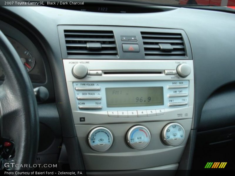 Black / Dark Charcoal 2007 Toyota Camry SE