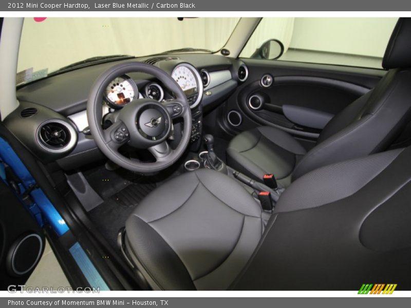  2012 Cooper Hardtop Carbon Black Interior