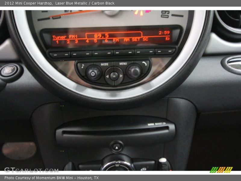 Laser Blue Metallic / Carbon Black 2012 Mini Cooper Hardtop
