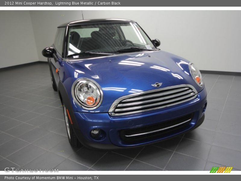 Lightning Blue Metallic / Carbon Black 2012 Mini Cooper Hardtop