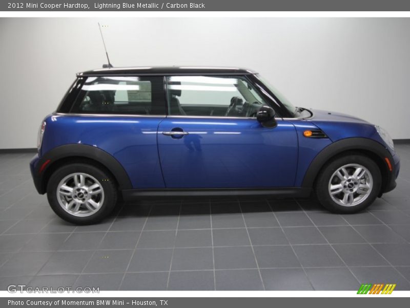 Lightning Blue Metallic / Carbon Black 2012 Mini Cooper Hardtop