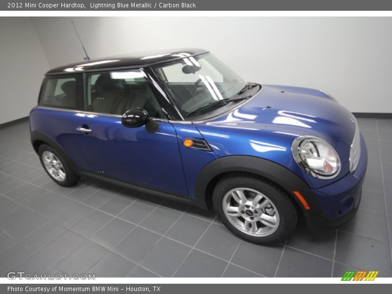 Lightning Blue Metallic / Carbon Black 2012 Mini Cooper Hardtop