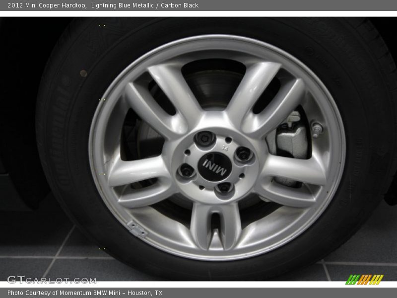 Lightning Blue Metallic / Carbon Black 2012 Mini Cooper Hardtop