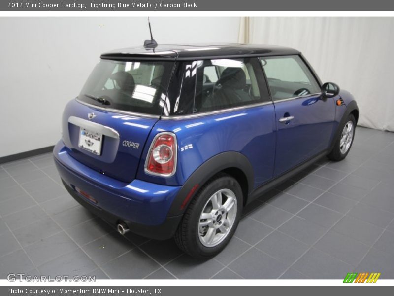 Lightning Blue Metallic / Carbon Black 2012 Mini Cooper Hardtop