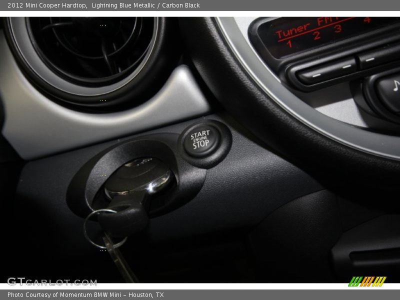 Lightning Blue Metallic / Carbon Black 2012 Mini Cooper Hardtop