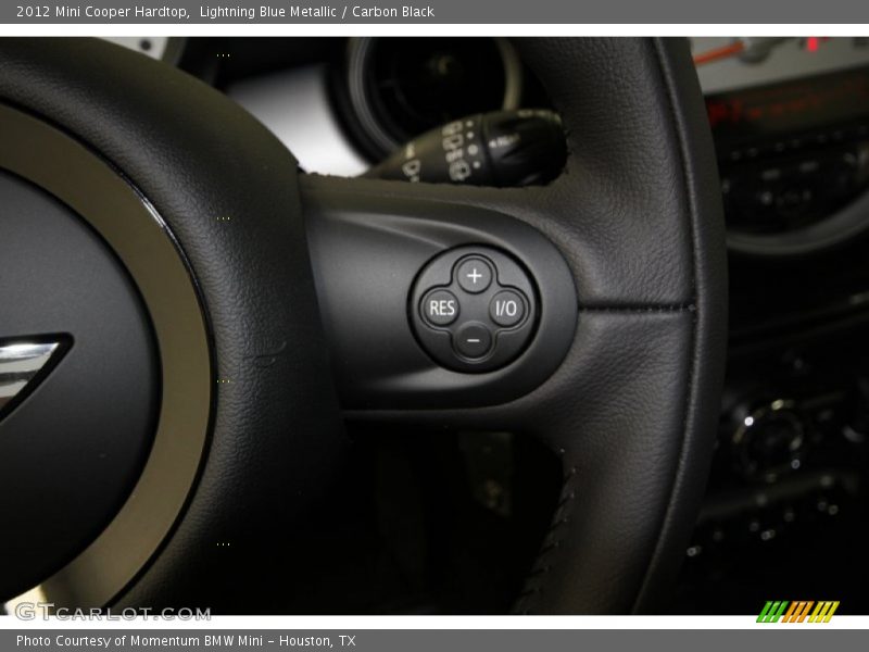 Lightning Blue Metallic / Carbon Black 2012 Mini Cooper Hardtop