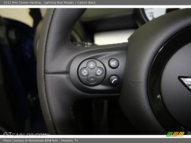 Lightning Blue Metallic / Carbon Black 2012 Mini Cooper Hardtop