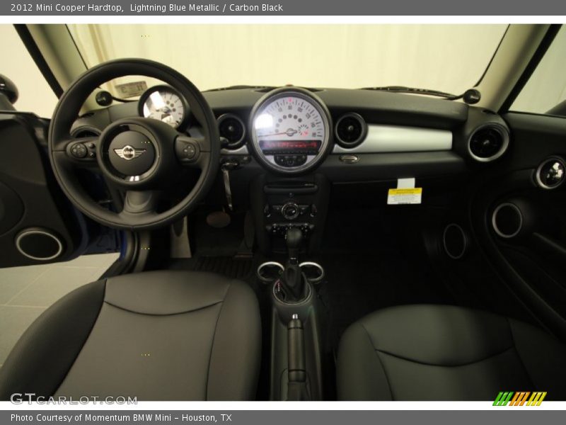 Lightning Blue Metallic / Carbon Black 2012 Mini Cooper Hardtop