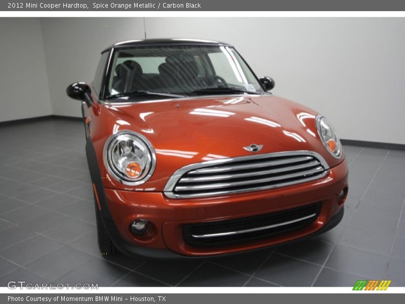 Spice Orange Metallic / Carbon Black 2012 Mini Cooper Hardtop