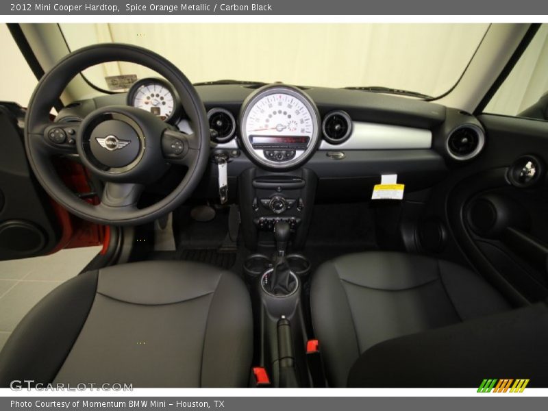 Spice Orange Metallic / Carbon Black 2012 Mini Cooper Hardtop
