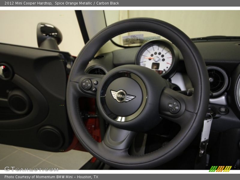 Spice Orange Metallic / Carbon Black 2012 Mini Cooper Hardtop