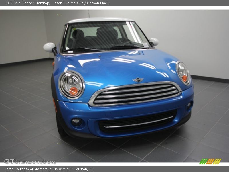 Laser Blue Metallic / Carbon Black 2012 Mini Cooper Hardtop