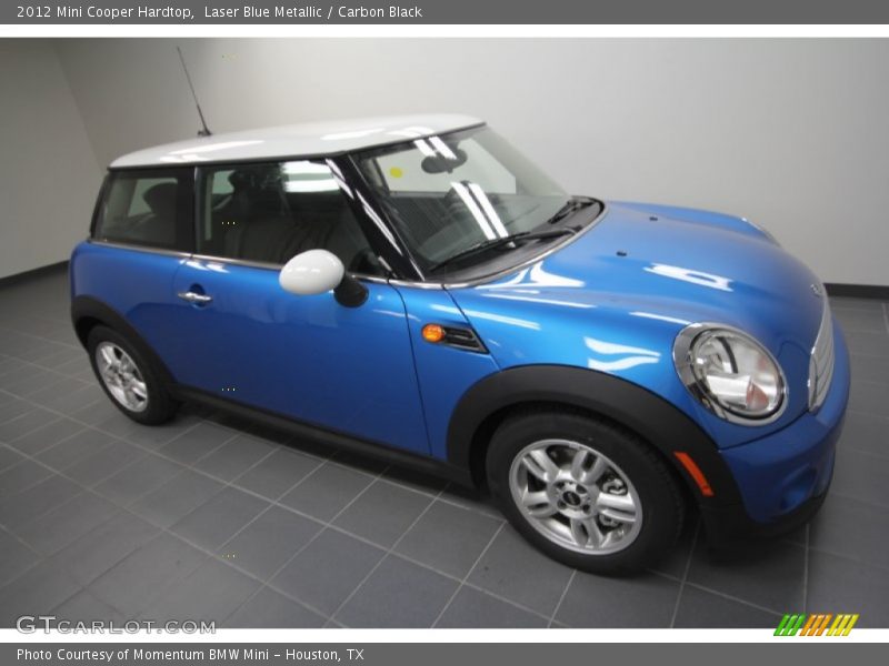 Laser Blue Metallic / Carbon Black 2012 Mini Cooper Hardtop