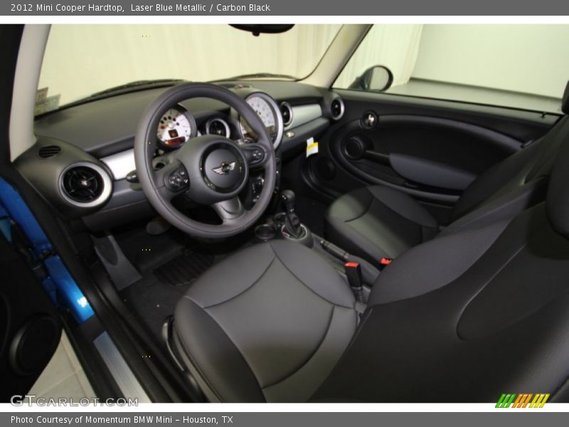 Laser Blue Metallic / Carbon Black 2012 Mini Cooper Hardtop