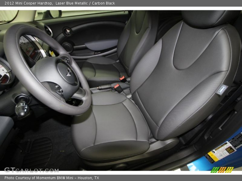 Laser Blue Metallic / Carbon Black 2012 Mini Cooper Hardtop