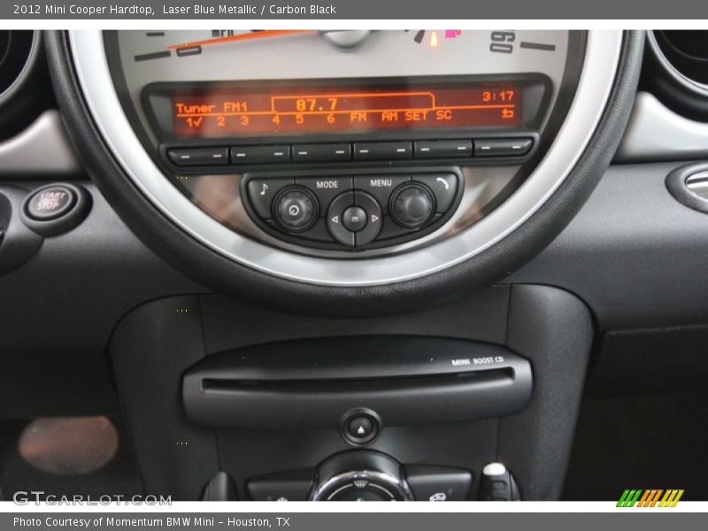 Laser Blue Metallic / Carbon Black 2012 Mini Cooper Hardtop