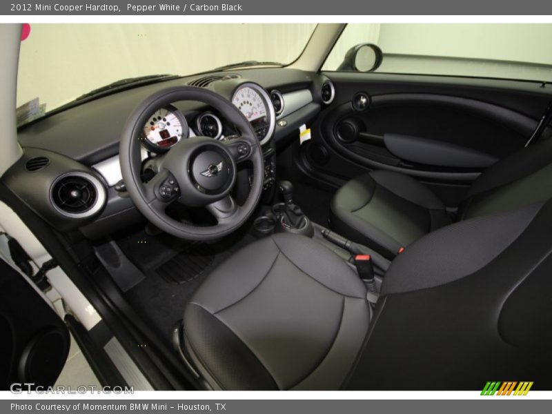 Pepper White / Carbon Black 2012 Mini Cooper Hardtop