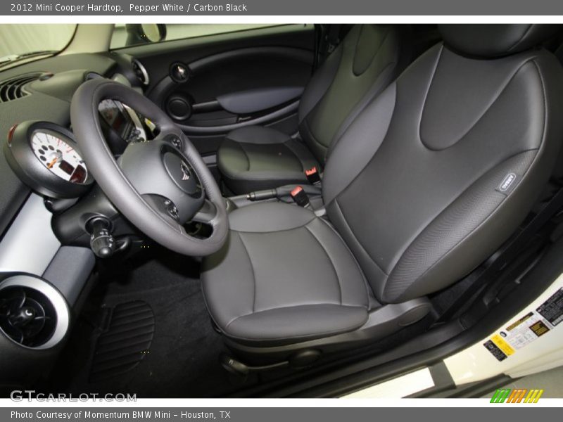 Pepper White / Carbon Black 2012 Mini Cooper Hardtop