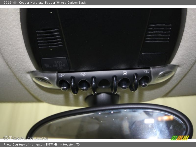 Pepper White / Carbon Black 2012 Mini Cooper Hardtop