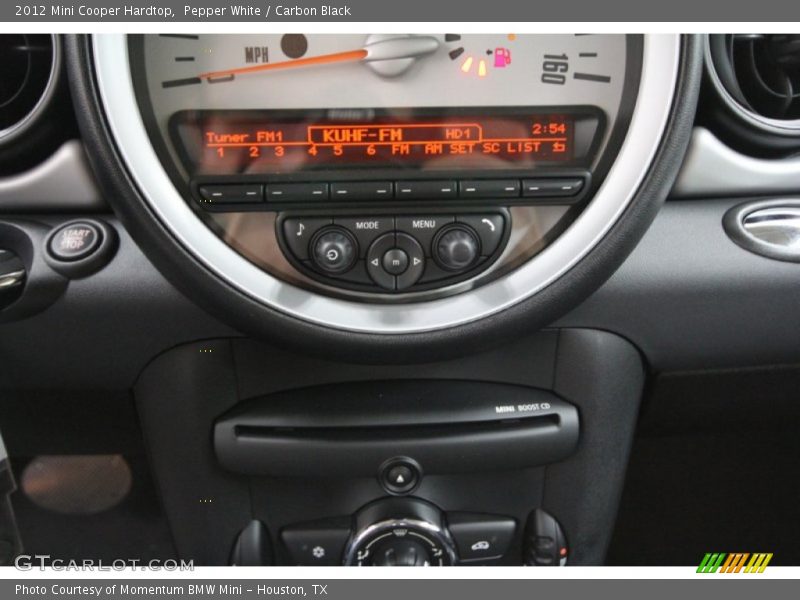 Pepper White / Carbon Black 2012 Mini Cooper Hardtop