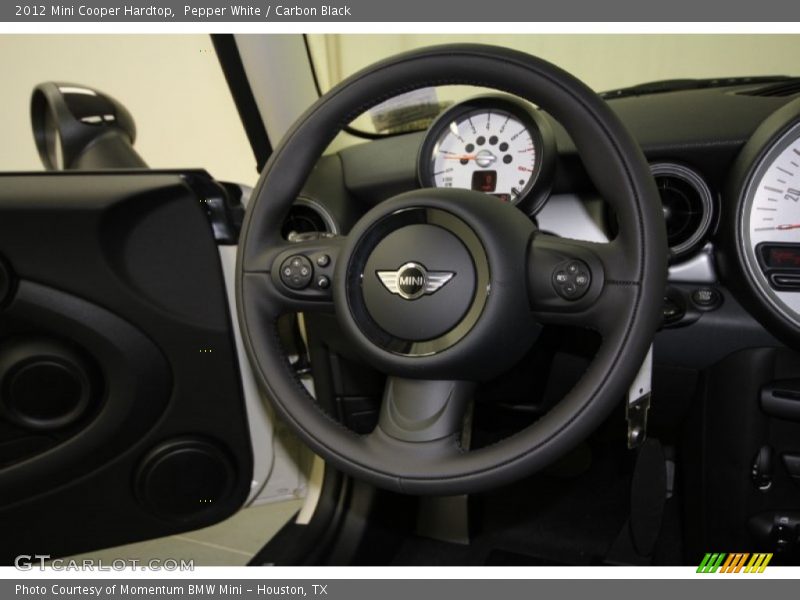 Pepper White / Carbon Black 2012 Mini Cooper Hardtop