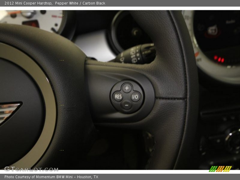 Pepper White / Carbon Black 2012 Mini Cooper Hardtop