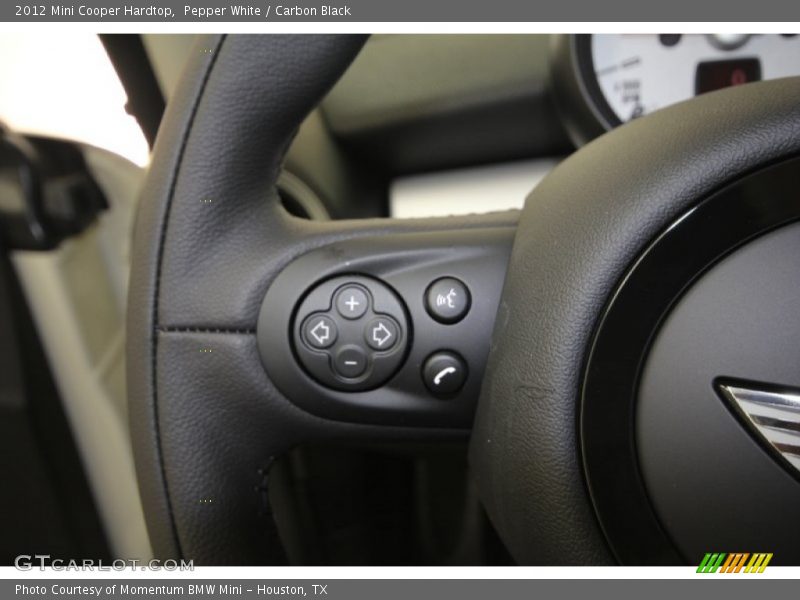 Pepper White / Carbon Black 2012 Mini Cooper Hardtop