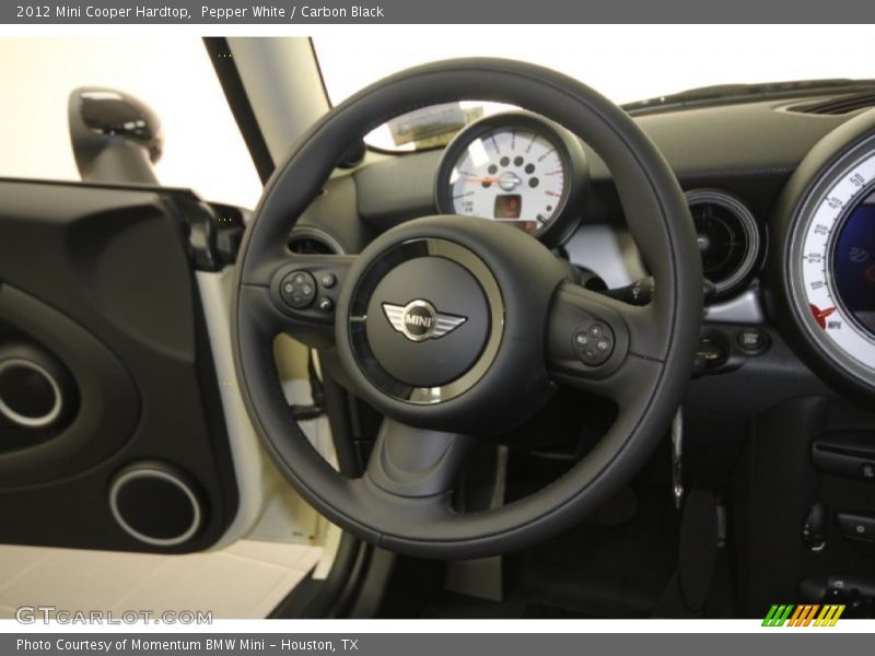 Pepper White / Carbon Black 2012 Mini Cooper Hardtop