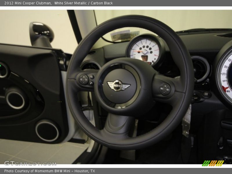 White Silver Metallic / Carbon Black 2012 Mini Cooper Clubman