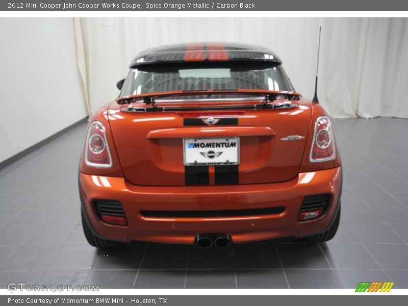 Spice Orange Metallic / Carbon Black 2012 Mini Cooper John Cooper Works Coupe