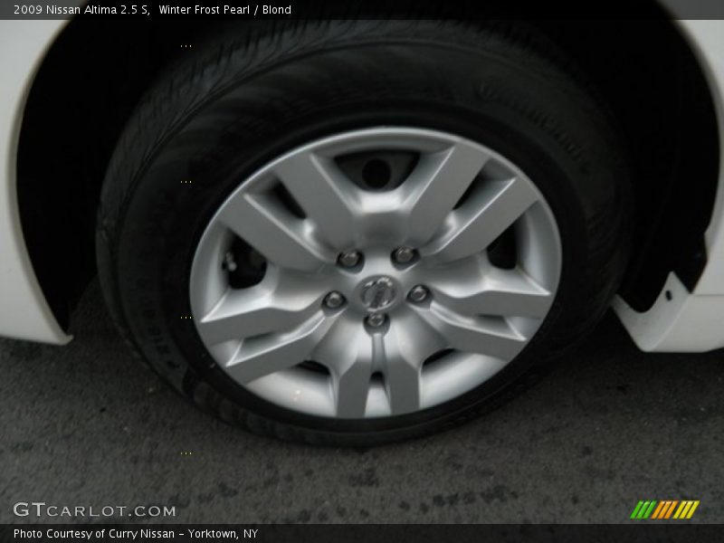 Winter Frost Pearl / Blond 2009 Nissan Altima 2.5 S