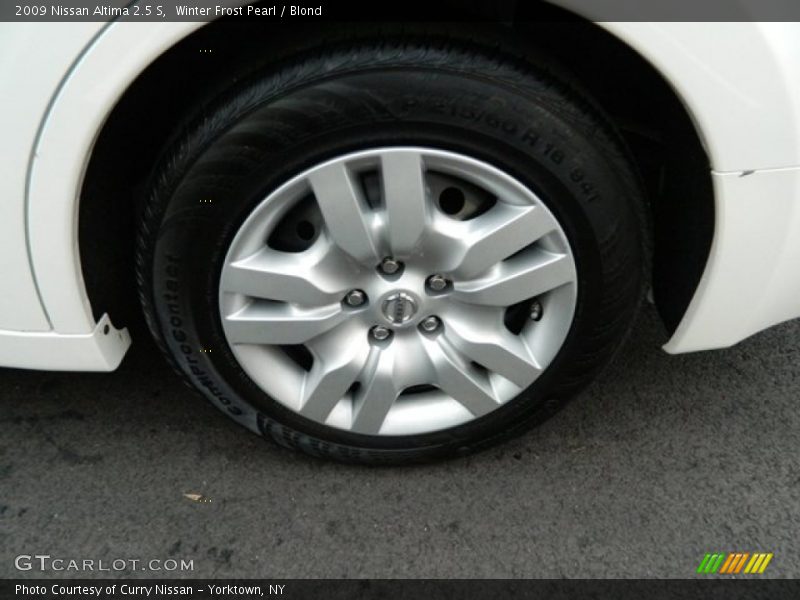 Winter Frost Pearl / Blond 2009 Nissan Altima 2.5 S