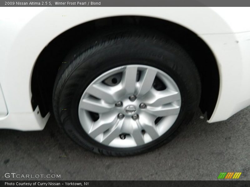 Winter Frost Pearl / Blond 2009 Nissan Altima 2.5 S