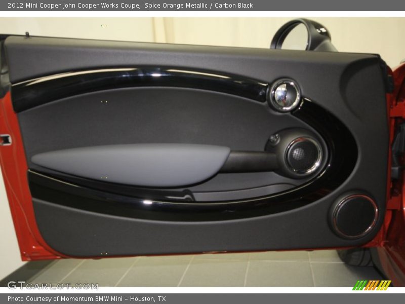 Spice Orange Metallic / Carbon Black 2012 Mini Cooper John Cooper Works Coupe