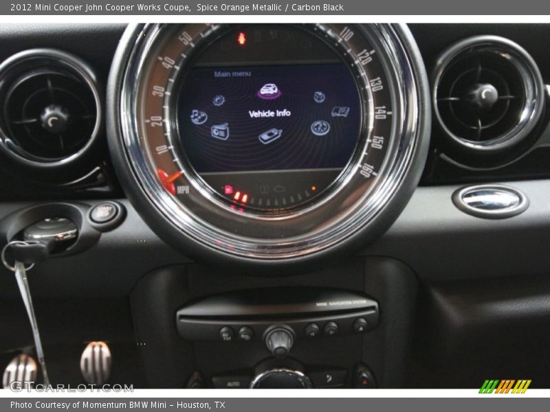Spice Orange Metallic / Carbon Black 2012 Mini Cooper John Cooper Works Coupe