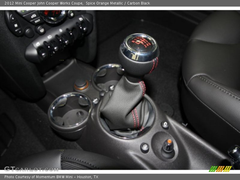 Spice Orange Metallic / Carbon Black 2012 Mini Cooper John Cooper Works Coupe