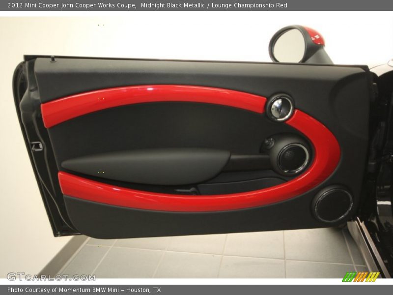 Midnight Black Metallic / Lounge Championship Red 2012 Mini Cooper John Cooper Works Coupe