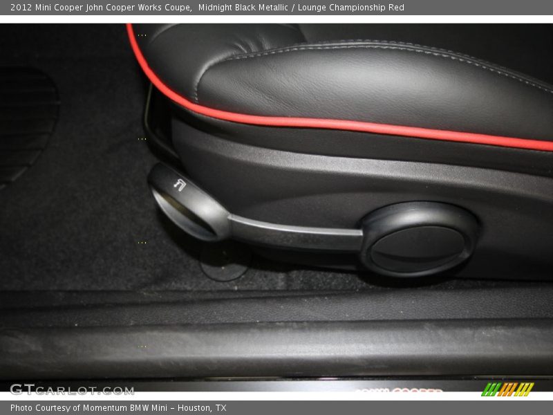Midnight Black Metallic / Lounge Championship Red 2012 Mini Cooper John Cooper Works Coupe