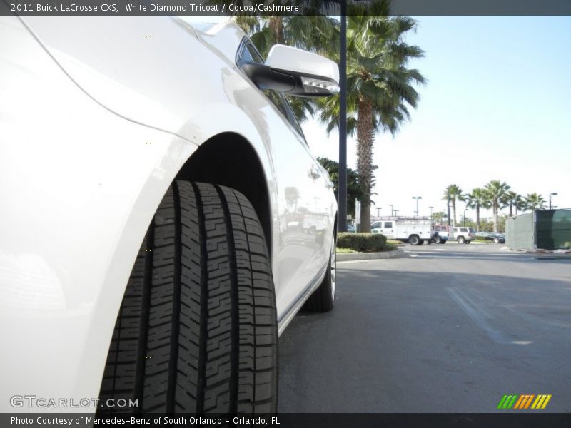 White Diamond Tricoat / Cocoa/Cashmere 2011 Buick LaCrosse CXS