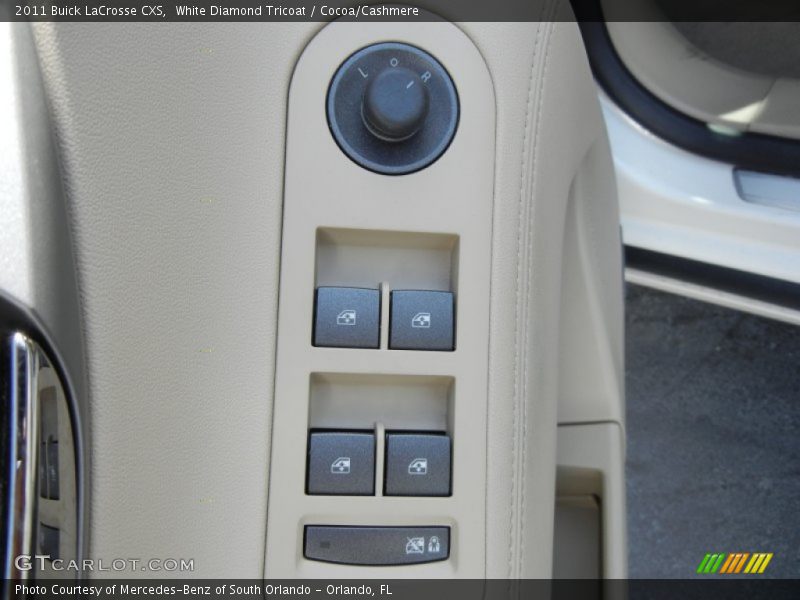 White Diamond Tricoat / Cocoa/Cashmere 2011 Buick LaCrosse CXS