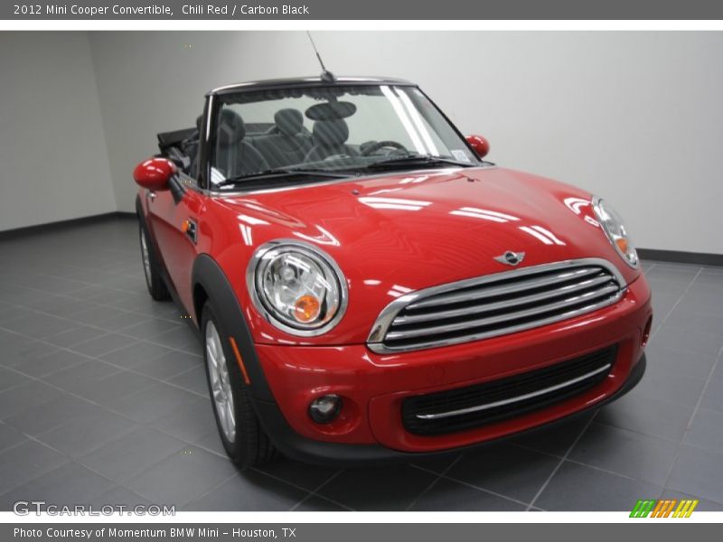 Chili Red / Carbon Black 2012 Mini Cooper Convertible