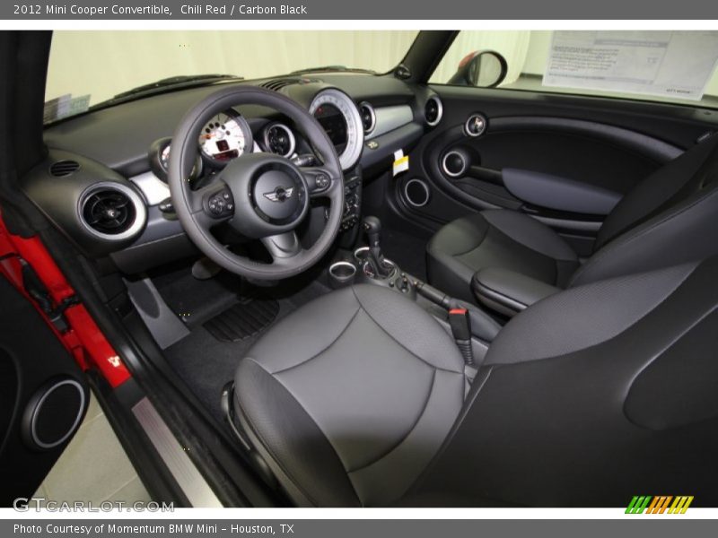 Chili Red / Carbon Black 2012 Mini Cooper Convertible